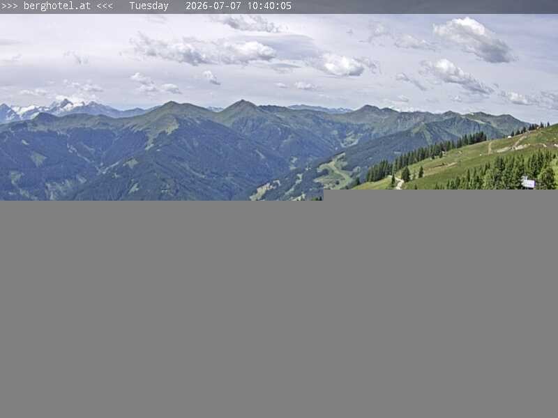 Archived image Webcam Saalbach - View from Seidl Alm