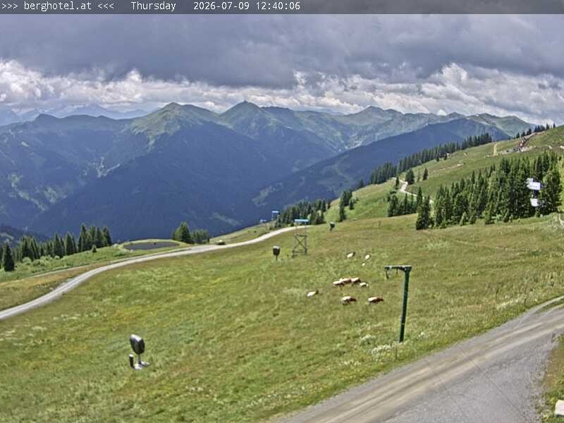 Archiv Foto Webcam Saalbach Hinterglemm - Berghotel Seidl-Alm