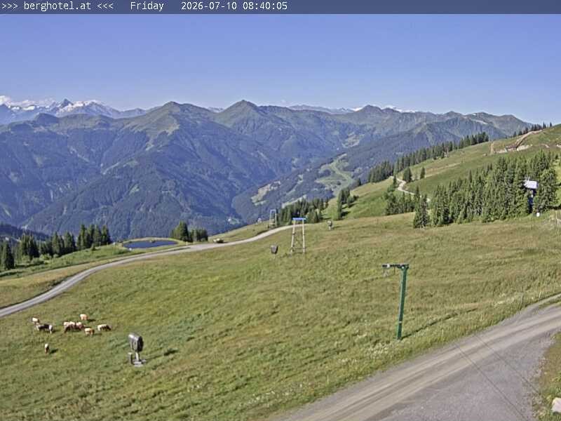 Archiv Foto Webcam Saalbach Hinterglemm - Berghotel Seidl-Alm
