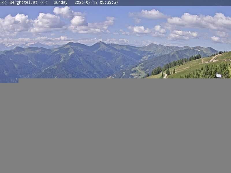 Archived image Webcam Saalbach - View from Seidl Alm