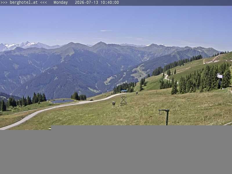 Archived image Webcam Saalbach - View from Seidl Alm