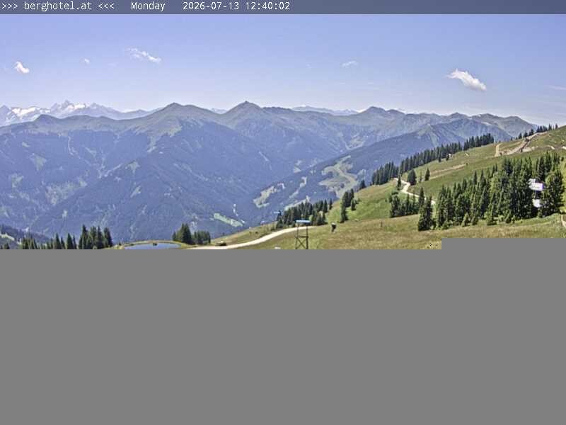Archived image Webcam Saalbach - View from Seidl Alm