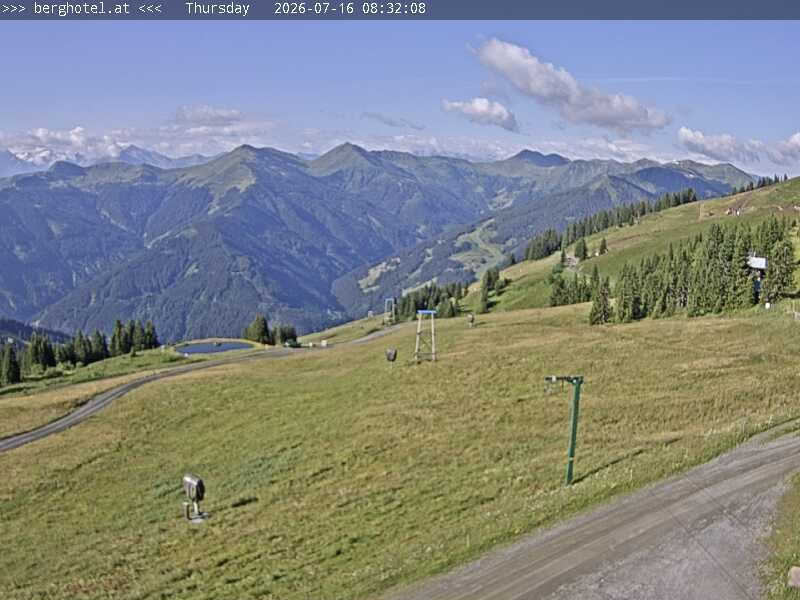 Archiv Foto Webcam Saalbach Hinterglemm - Berghotel Seidl-Alm