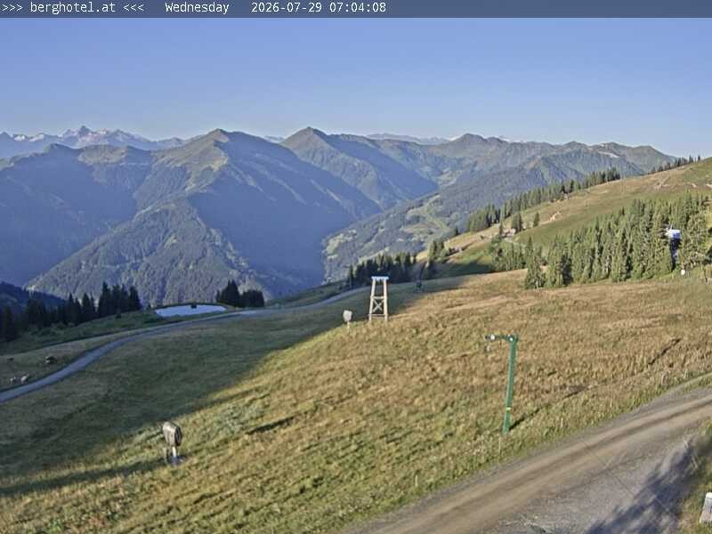 Archiv Foto Webcam Saalbach Hinterglemm - Berghotel Seidl-Alm