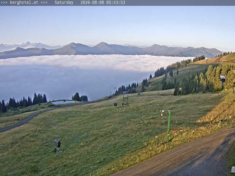 Archived image Webcam Saalbach - View from Seidl Alm