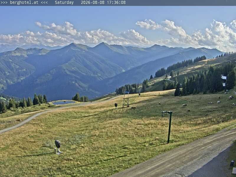 Archived image Webcam Saalbach - View from Seidl Alm
