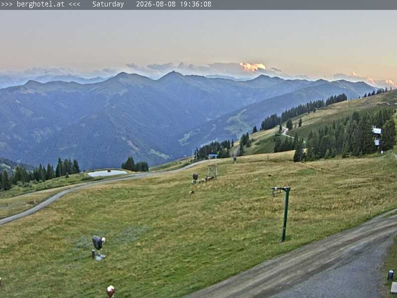 Archived image Webcam Saalbach - View from Seidl Alm