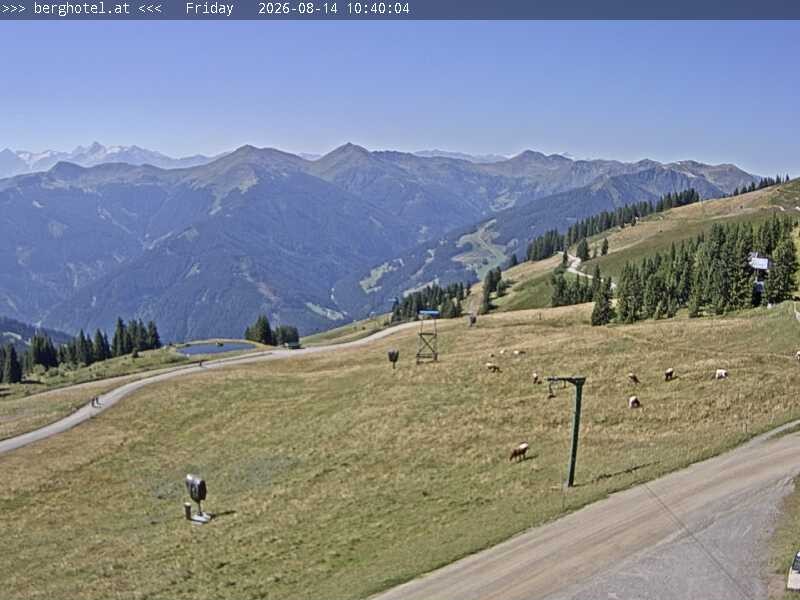 Archiv Foto Webcam Saalbach Hinterglemm - Berghotel Seidl-Alm
