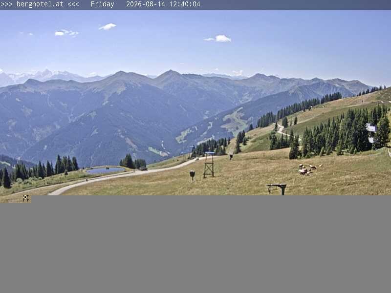 Archiv Foto Webcam Saalbach Hinterglemm - Berghotel Seidl-Alm