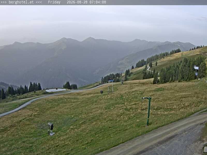 Archived image Webcam Saalbach - View from Seidl Alm