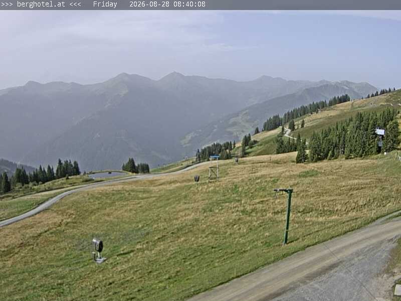 Archived image Webcam Saalbach - View from Seidl Alm