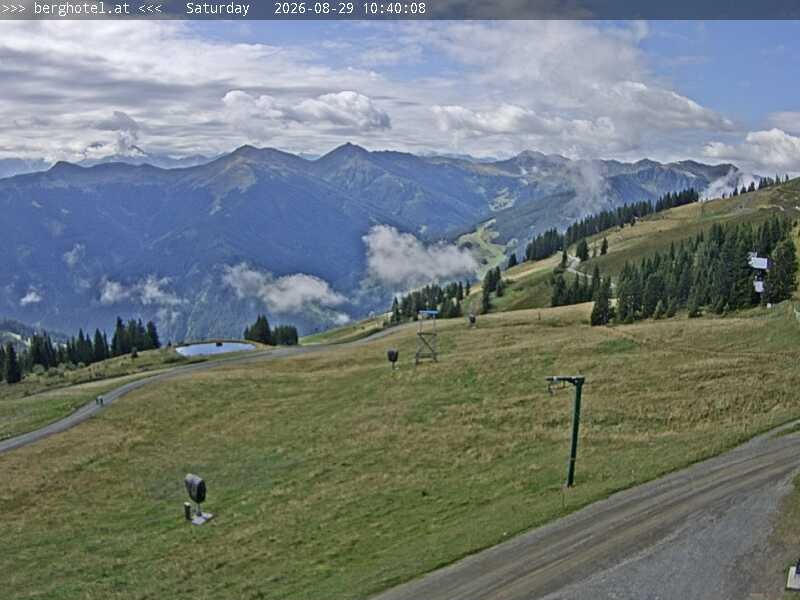Archiv Foto Webcam Saalbach Hinterglemm - Berghotel Seidl-Alm