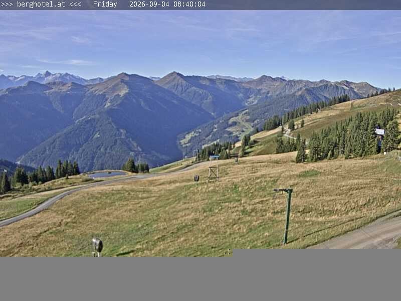 Archived image Webcam Saalbach - View from Seidl Alm