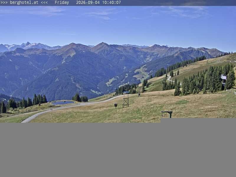 Archived image Webcam Saalbach - View from Seidl Alm