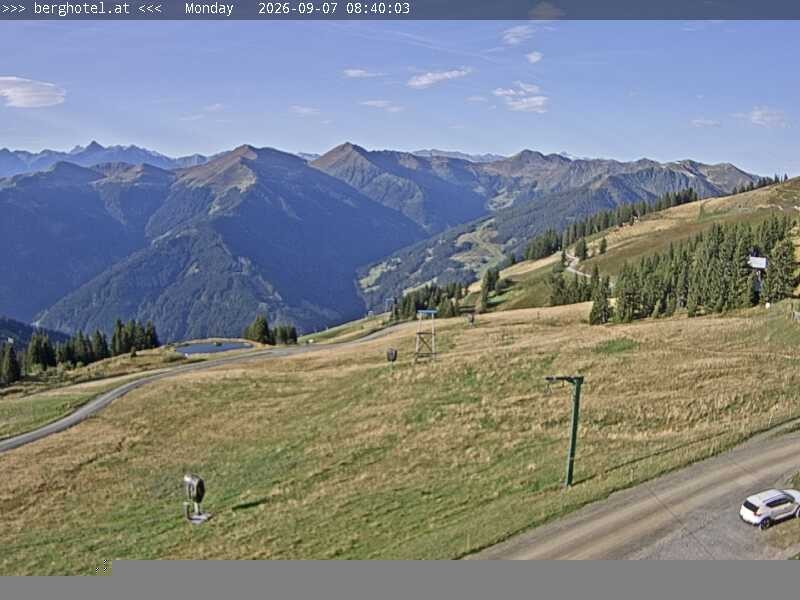 Archiv Foto Webcam Saalbach Hinterglemm - Berghotel Seidl-Alm