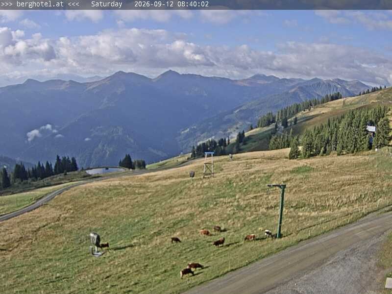 Archiv Foto Webcam Saalbach Hinterglemm - Berghotel Seidl-Alm