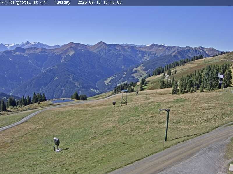 Archived image Webcam Saalbach - View from Seidl Alm