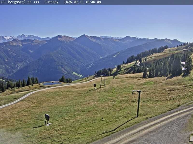 Archived image Webcam Saalbach - View from Seidl Alm