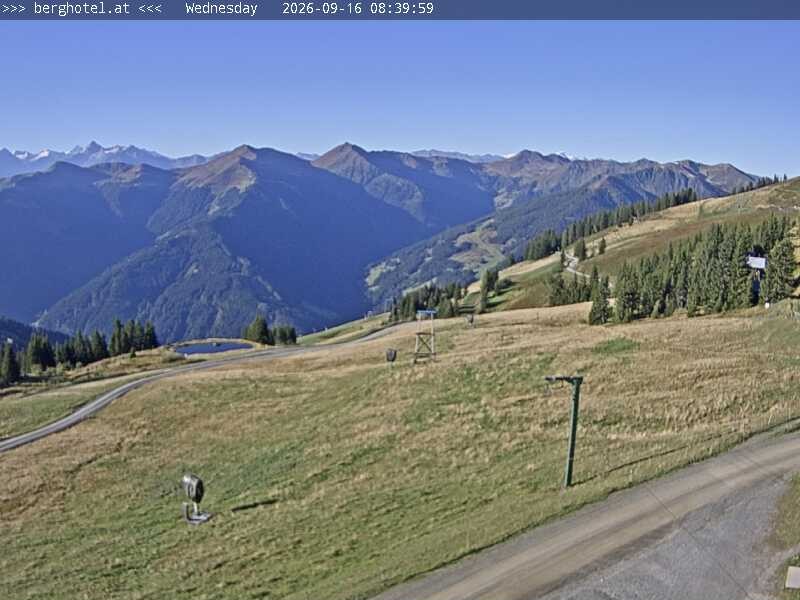 Archived image Webcam Saalbach - View from Seidl Alm