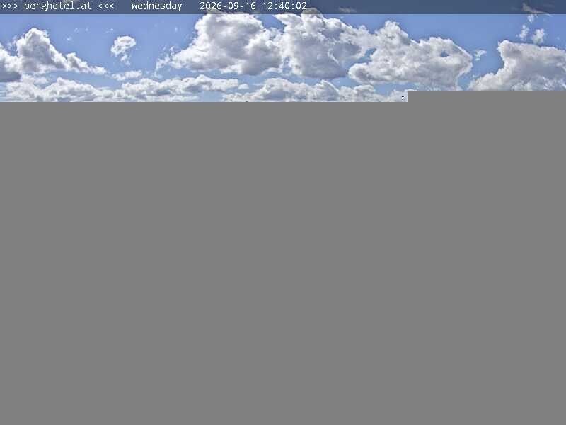 Archived image Webcam Saalbach - View from Seidl Alm