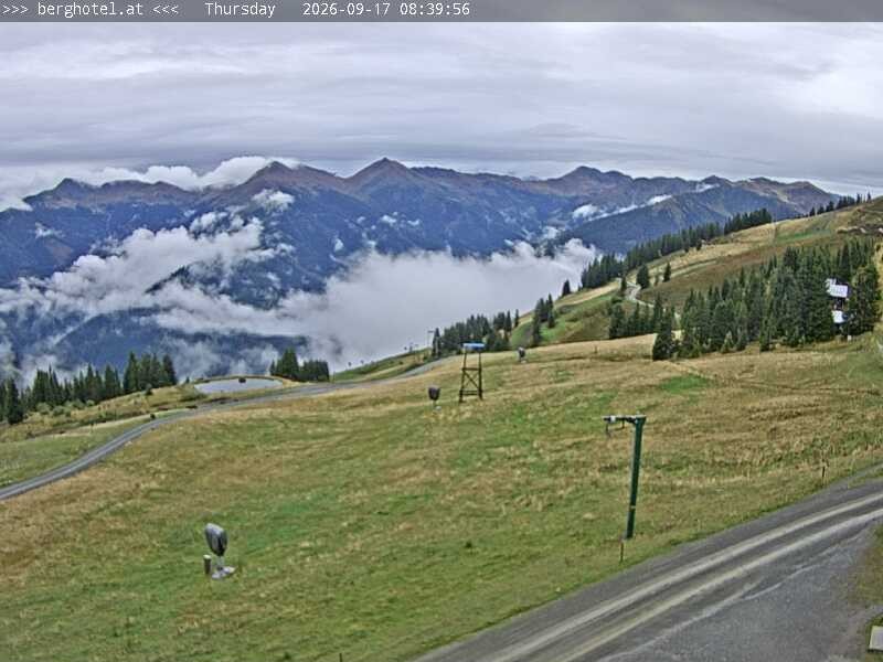 Archiv Foto Webcam Saalbach Hinterglemm - Berghotel Seidl-Alm