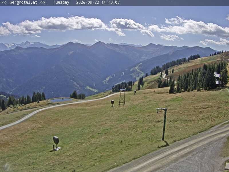 Archived image Webcam Saalbach - View from Seidl Alm