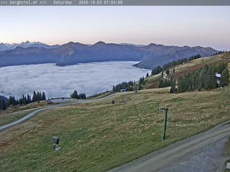 Archiv Foto Webcam Saalbach Hinterglemm - Berghotel Seidl-Alm