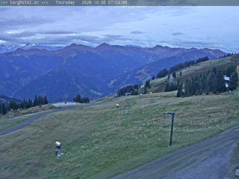 Archived image Webcam Saalbach - View from Seidl Alm
