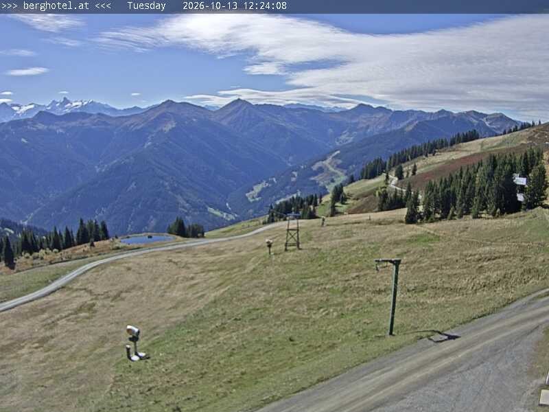 Archiv Foto Webcam Saalbach Hinterglemm - Berghotel Seidl-Alm