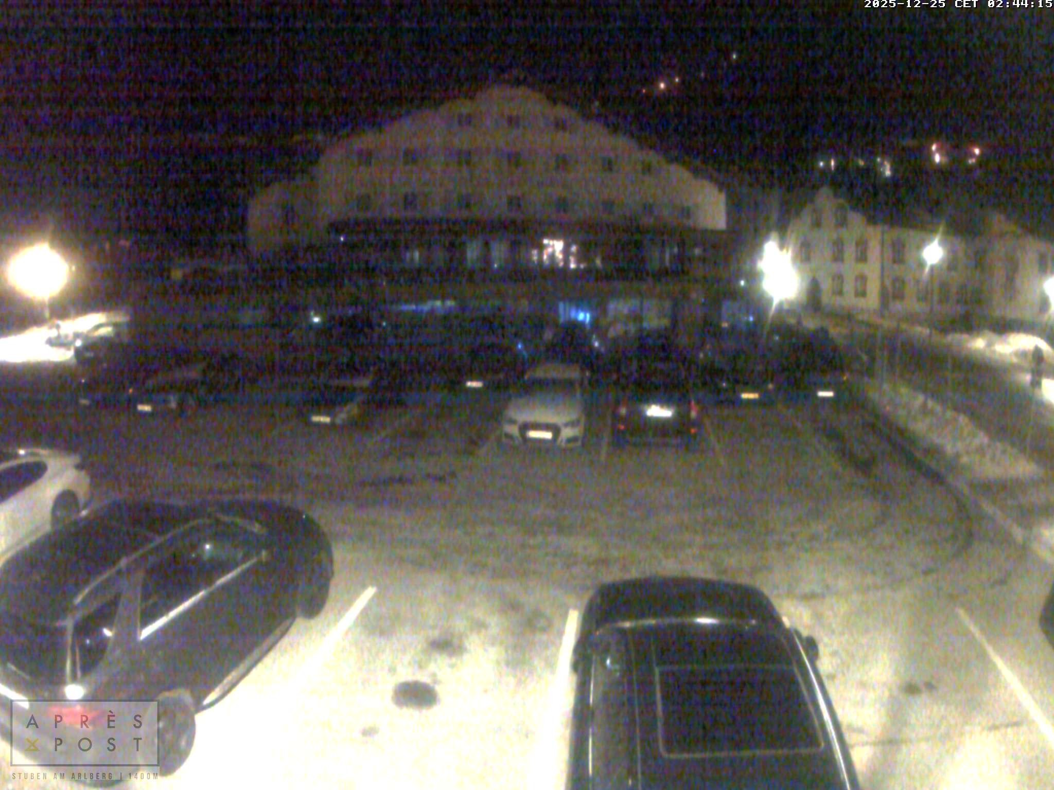 Archiv Foto Webcam Stuben am Arlberg - Blick auf das Après Post Hotel