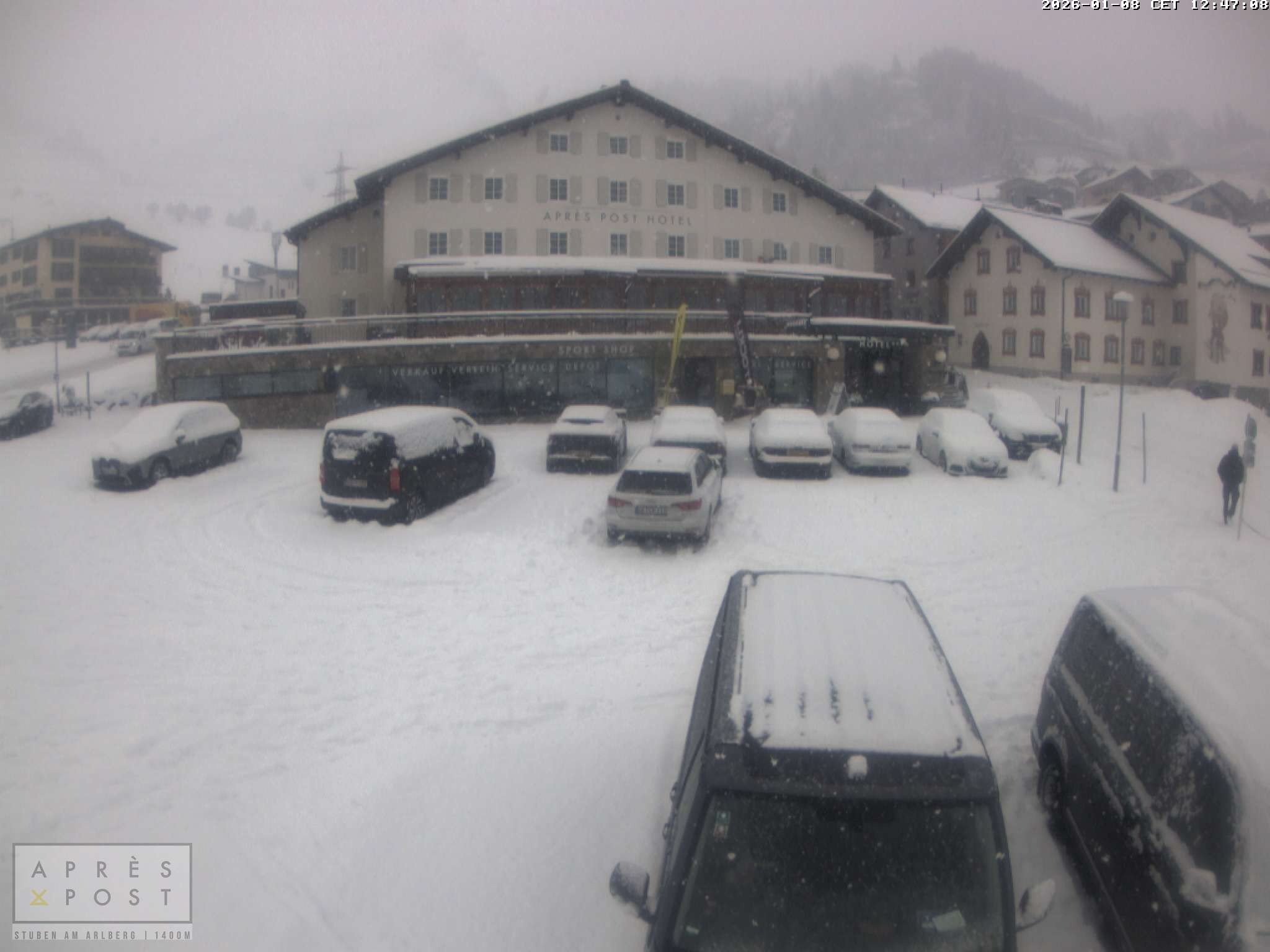 Archived image Stuben - Webcam Après Post Hotel