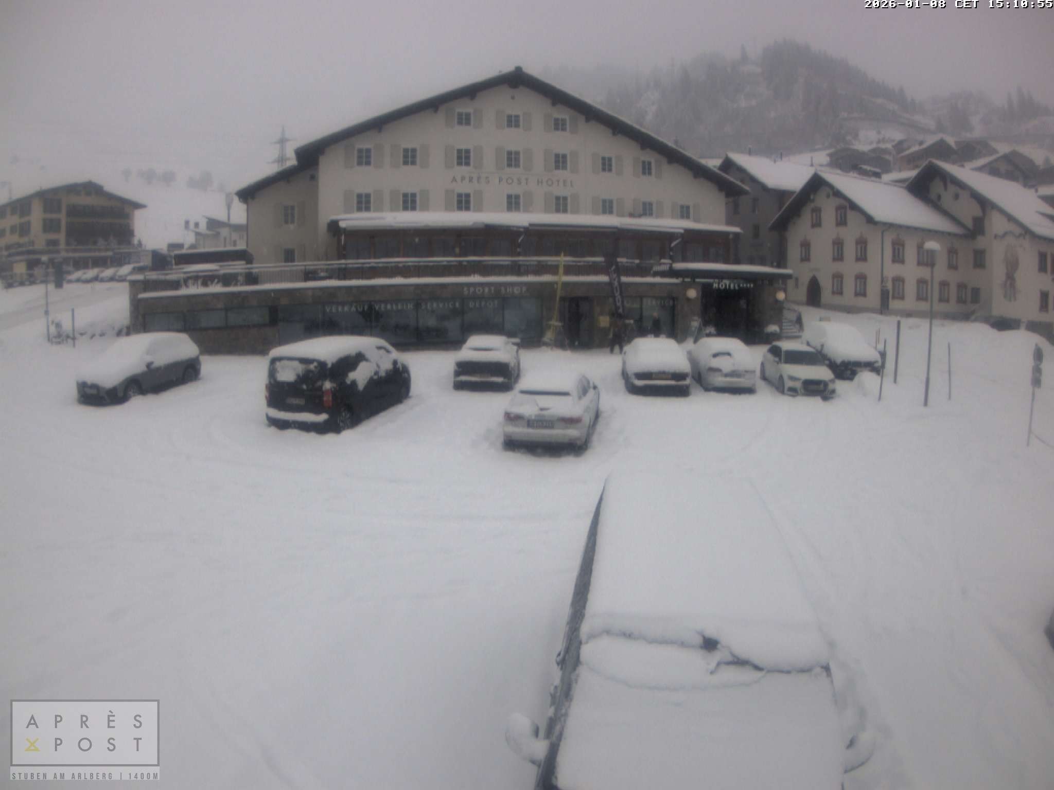Archived image Stuben - Webcam Après Post Hotel