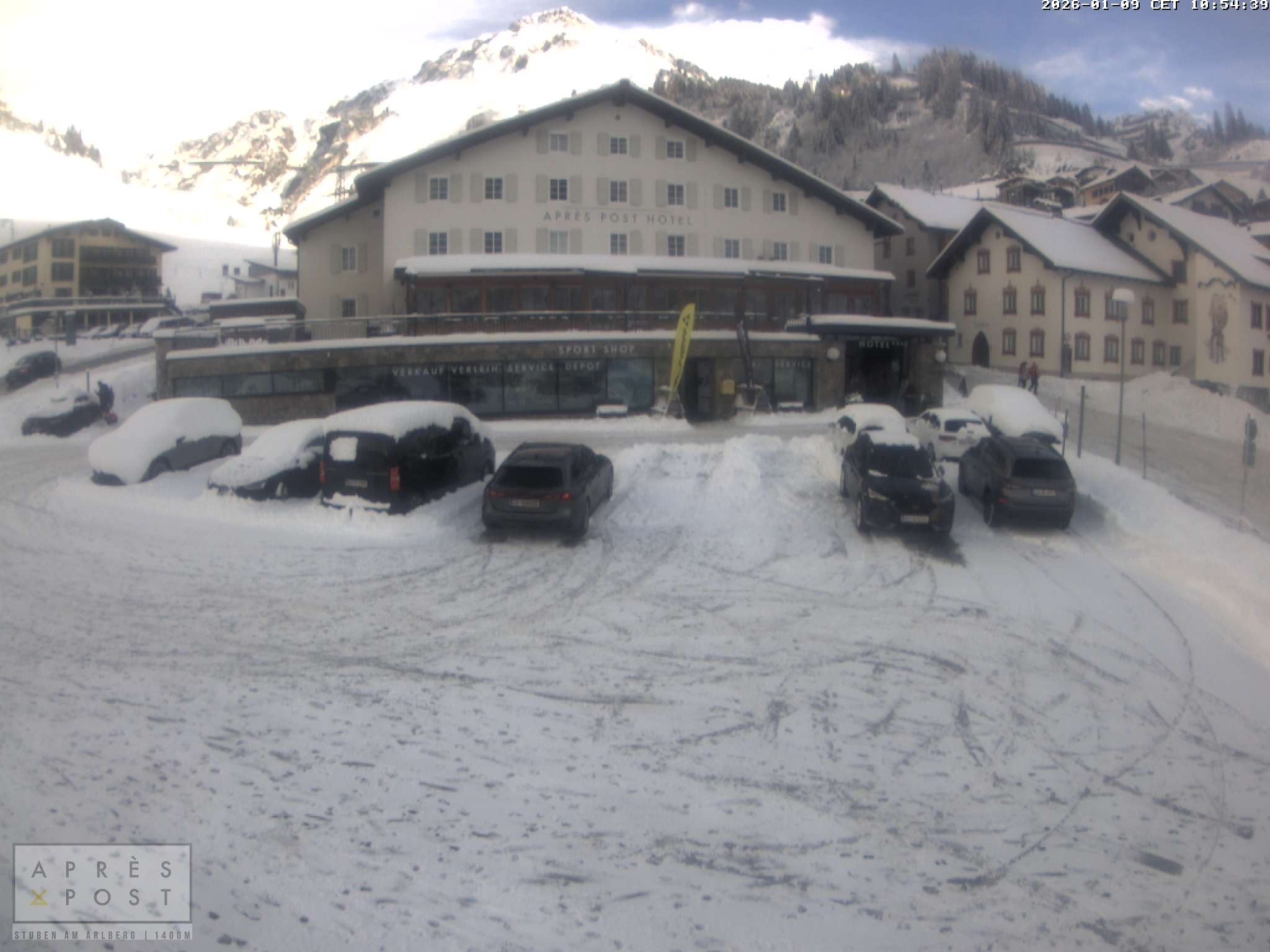 Archived image Stuben - Webcam Après Post Hotel