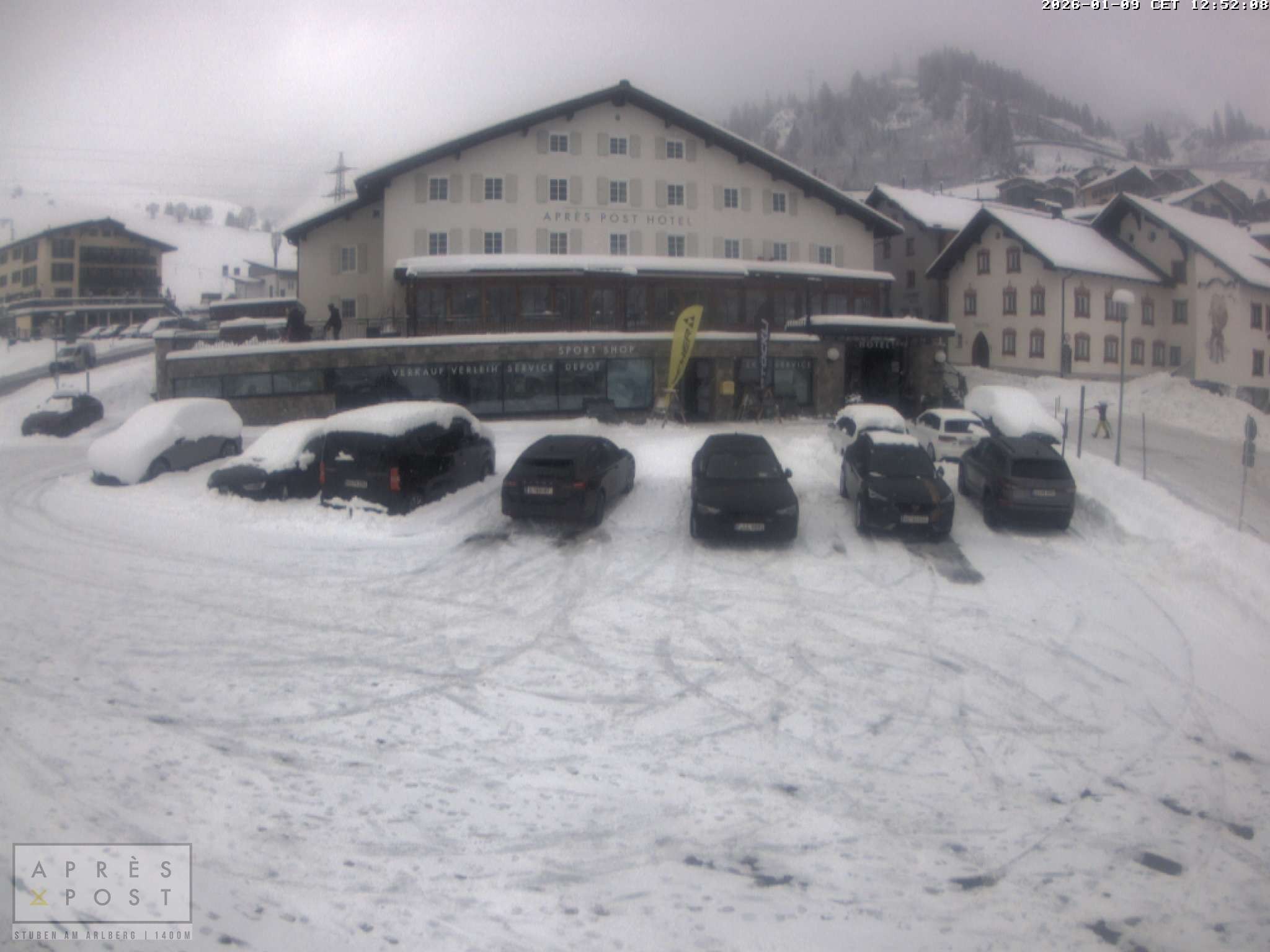 Archived image Stuben - Webcam Après Post Hotel