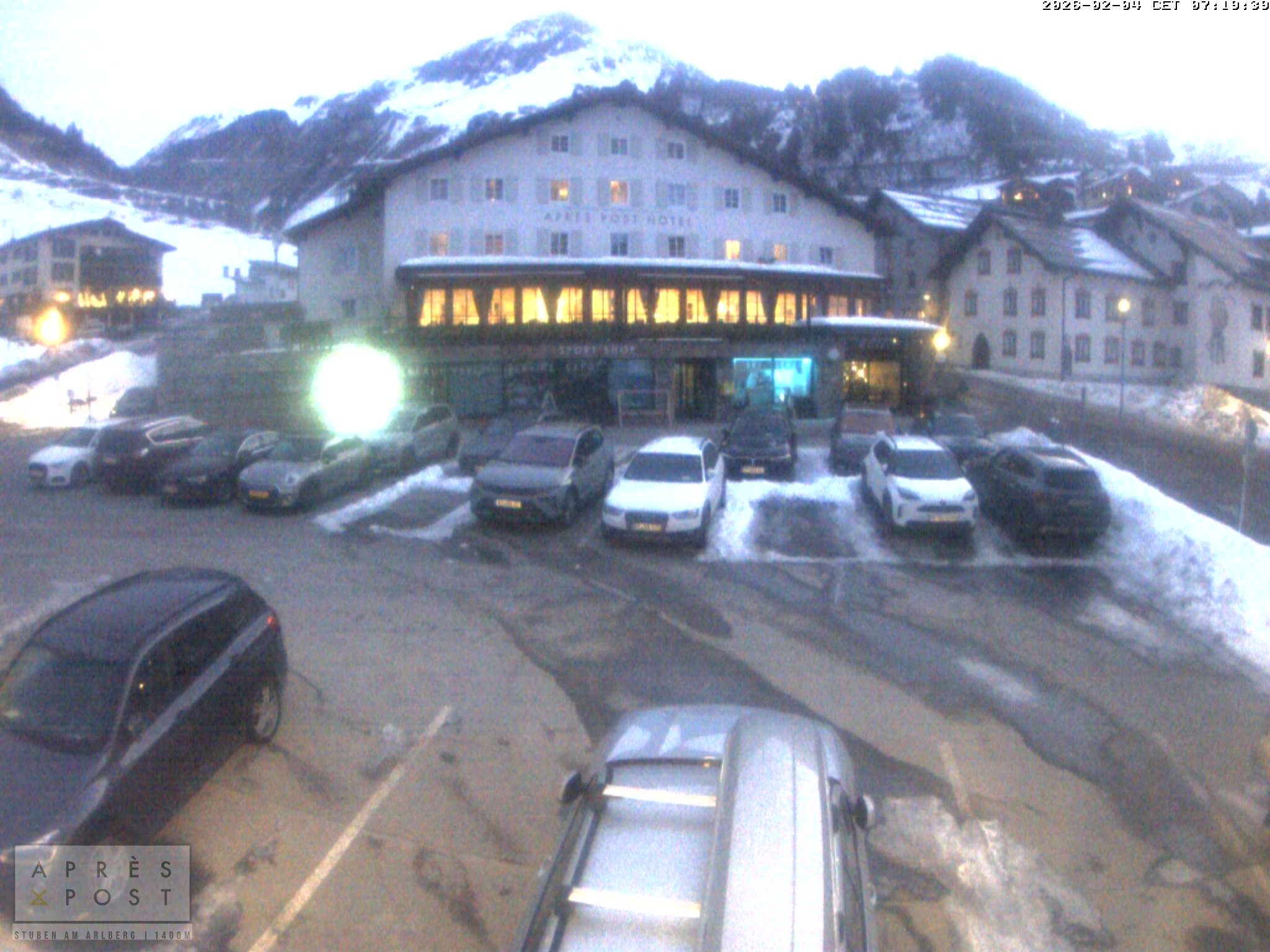 Archived image Stuben - Webcam Après Post Hotel
