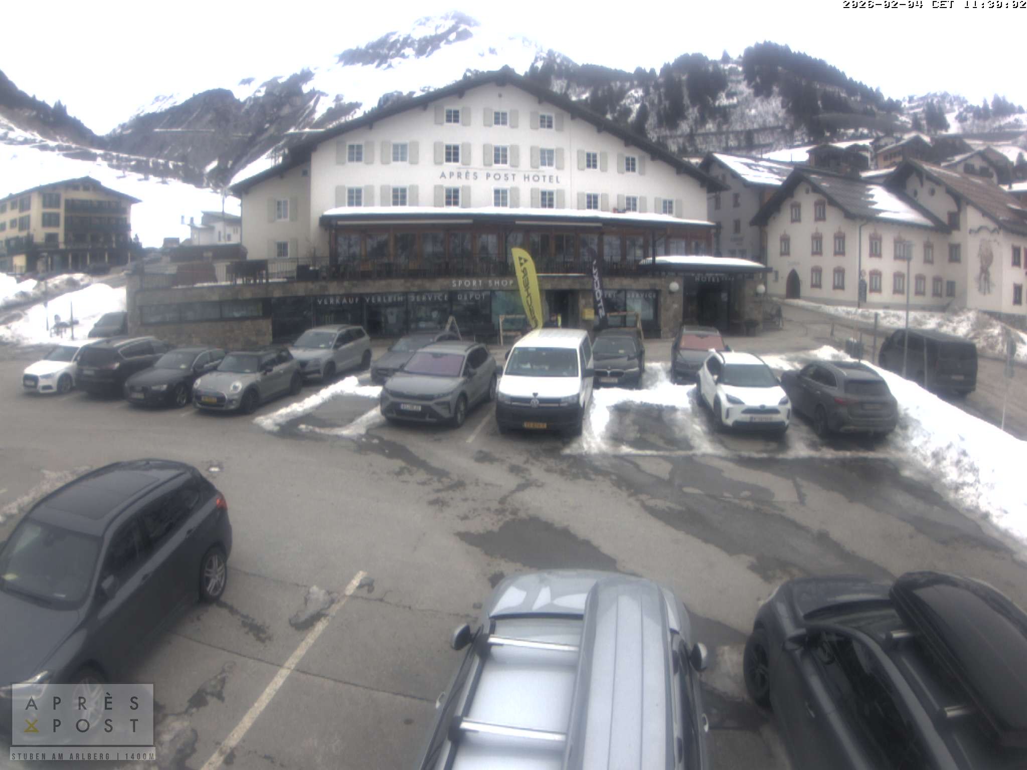 Archived image Stuben - Webcam Après Post Hotel