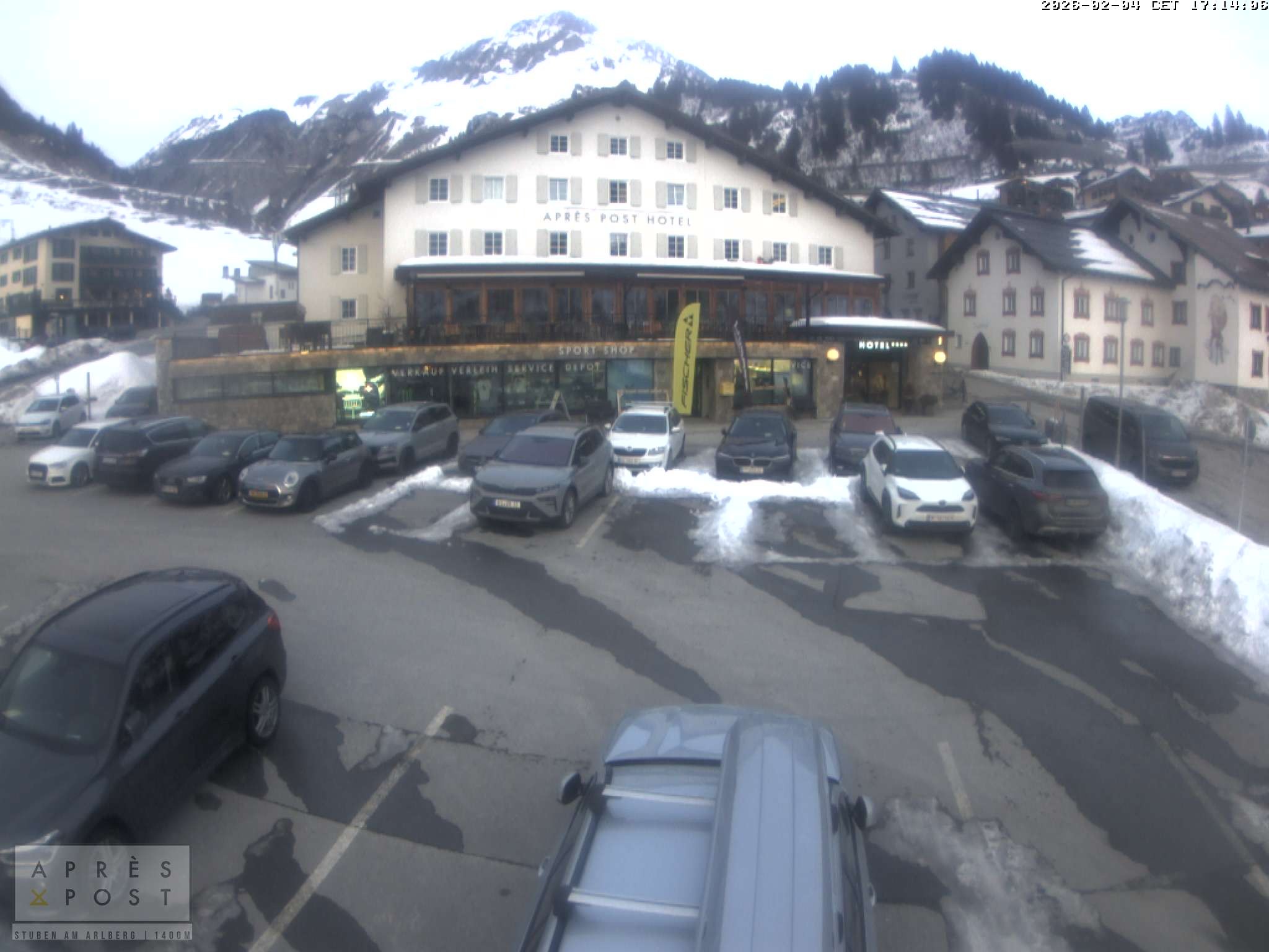 Archived image Stuben - Webcam Après Post Hotel