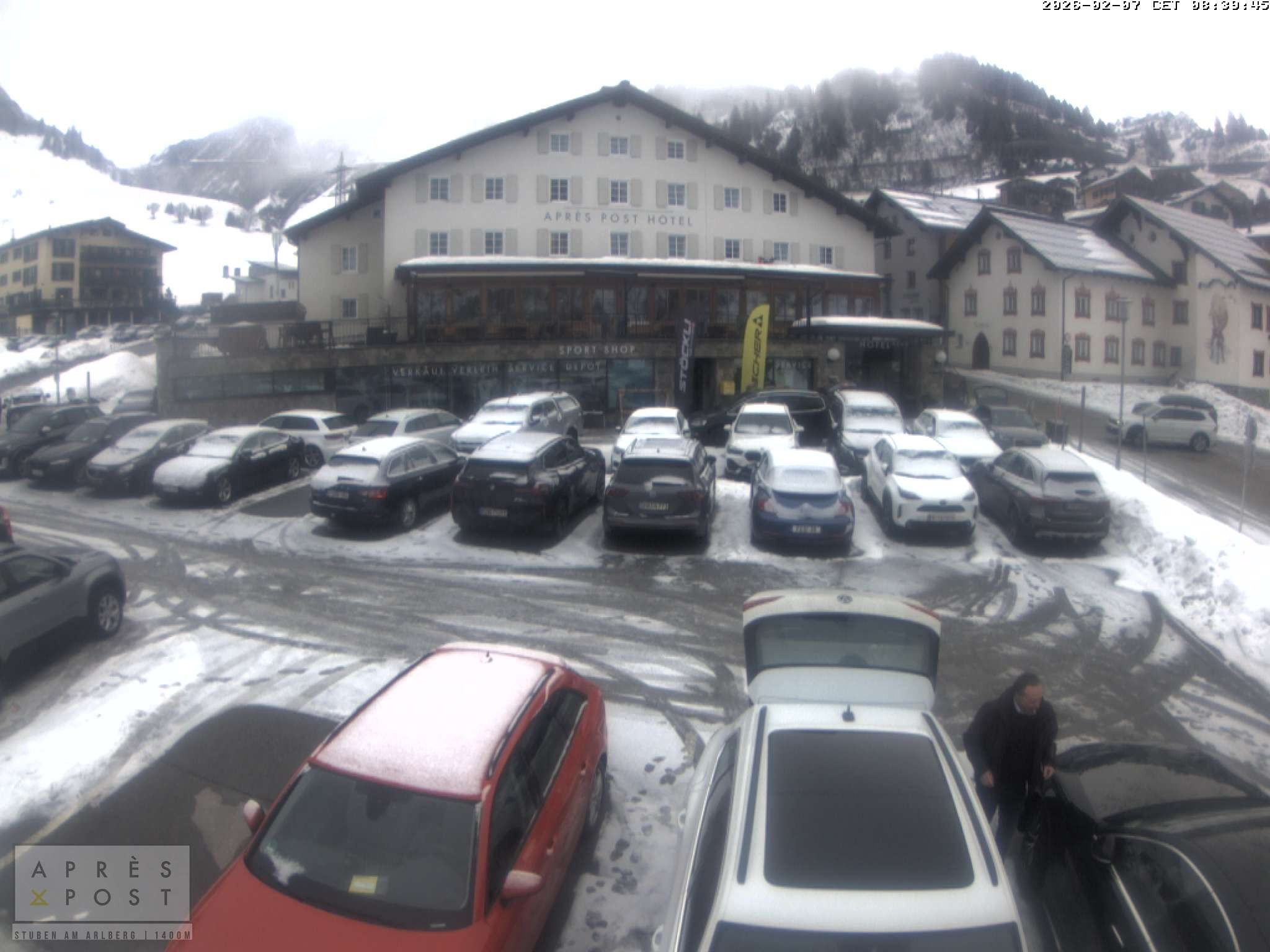 Archived image Stuben - Webcam Après Post Hotel