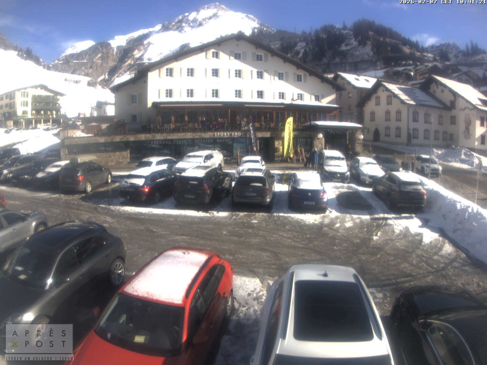 Archived image Stuben - Webcam Après Post Hotel