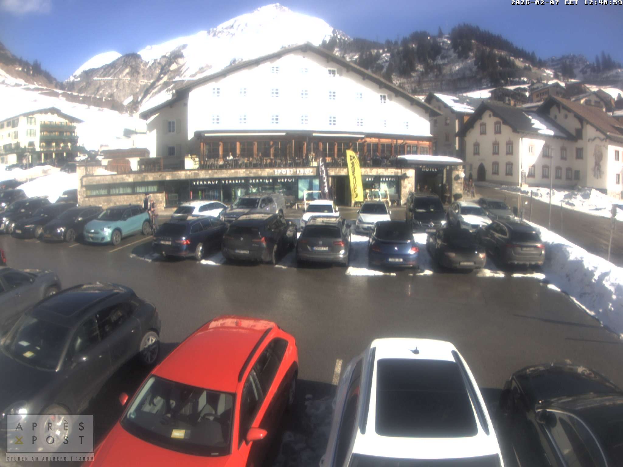 Archived image Stuben - Webcam Après Post Hotel
