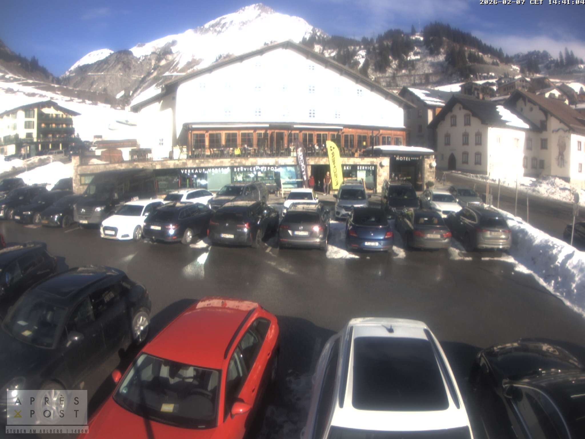 Archived image Stuben - Webcam Après Post Hotel