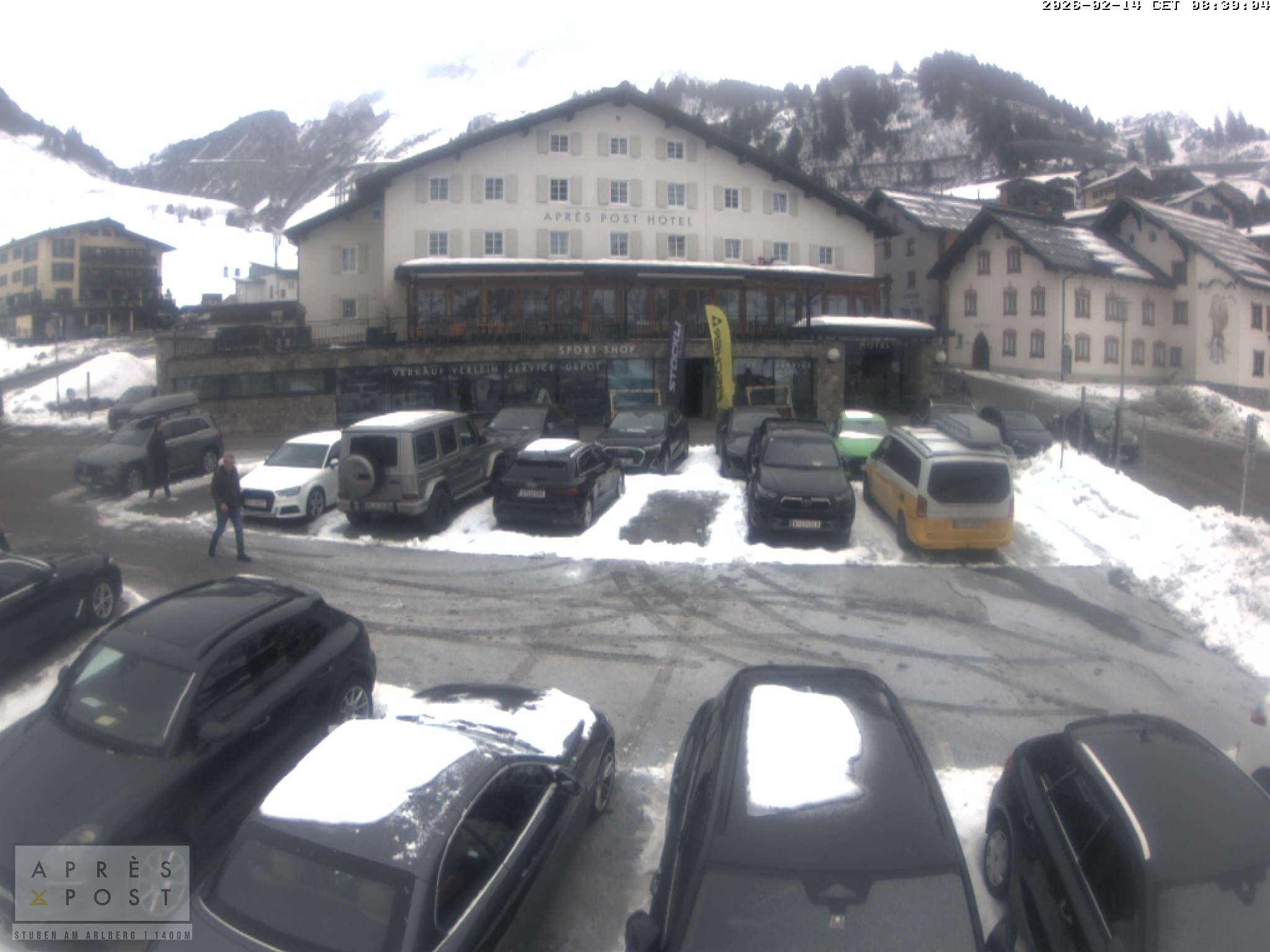 Archived image Stuben - Webcam Après Post Hotel