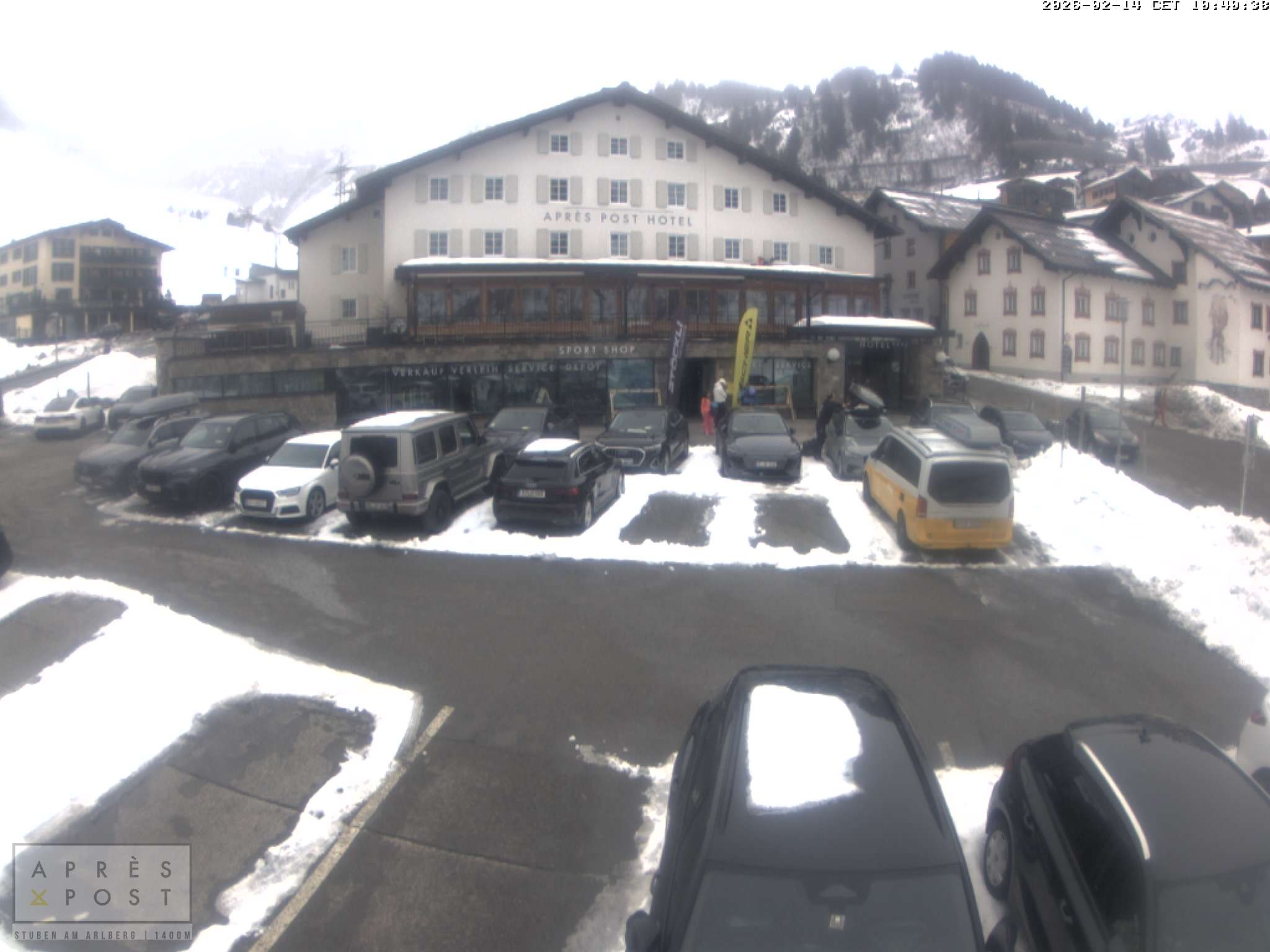 Archived image Stuben - Webcam Après Post Hotel