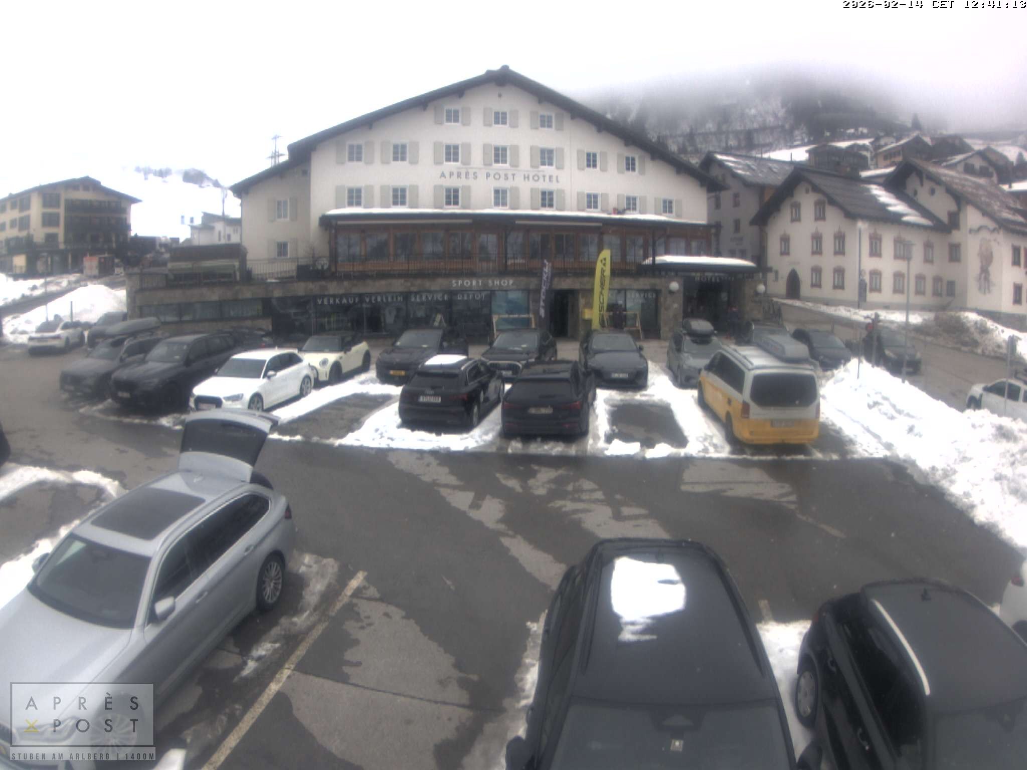 Archived image Stuben - Webcam Après Post Hotel