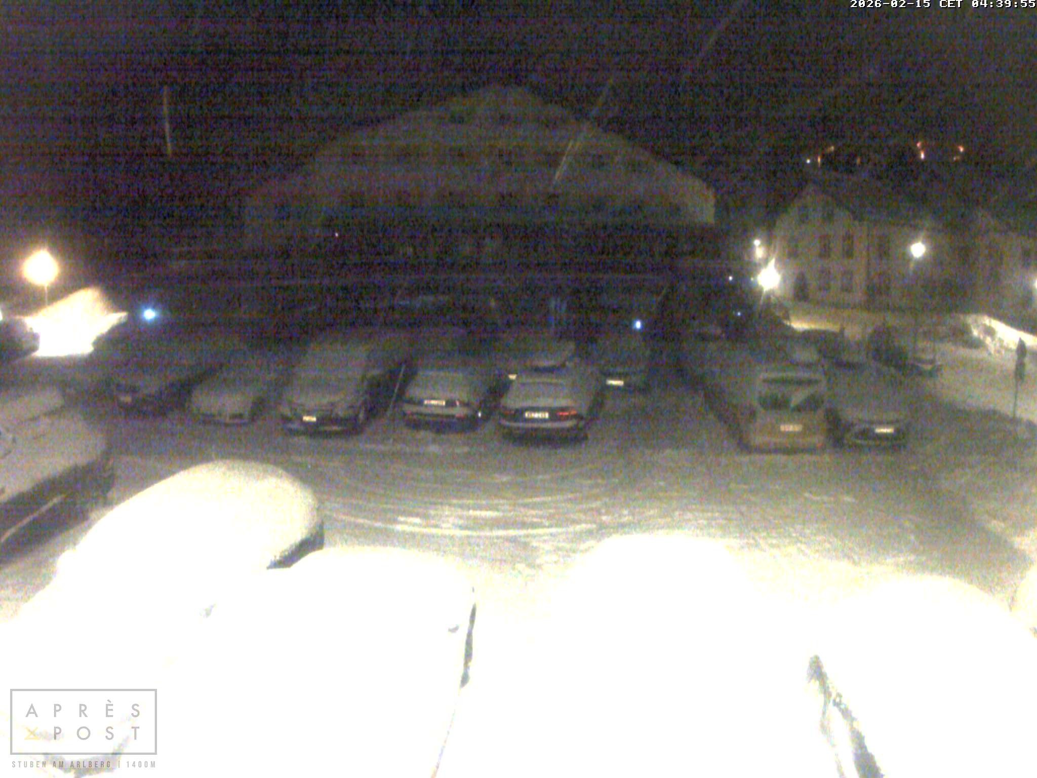 Archiv Foto Webcam Stuben am Arlberg - Blick auf das Après Post Hotel