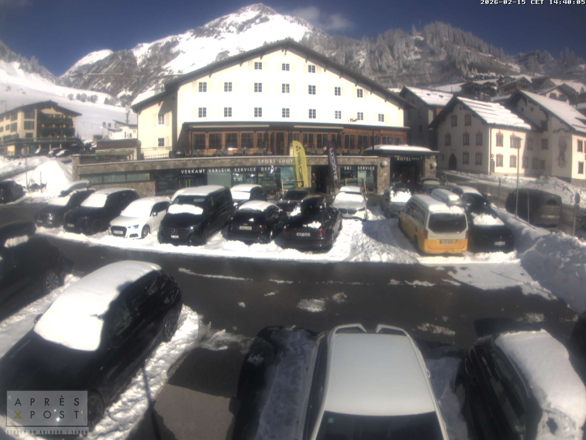 Archived image Stuben - Webcam Après Post Hotel