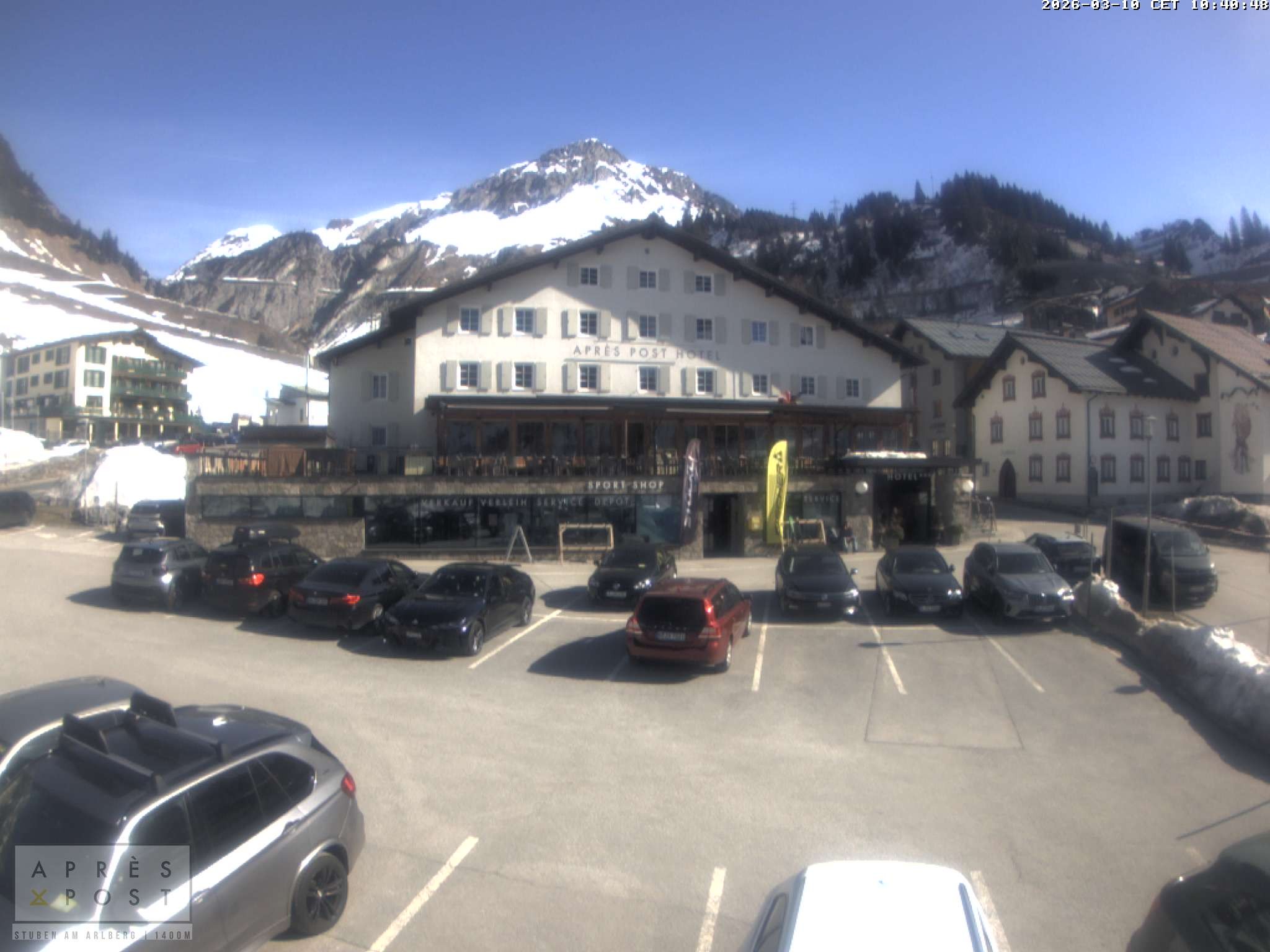 Archived image Stuben - Webcam Après Post Hotel