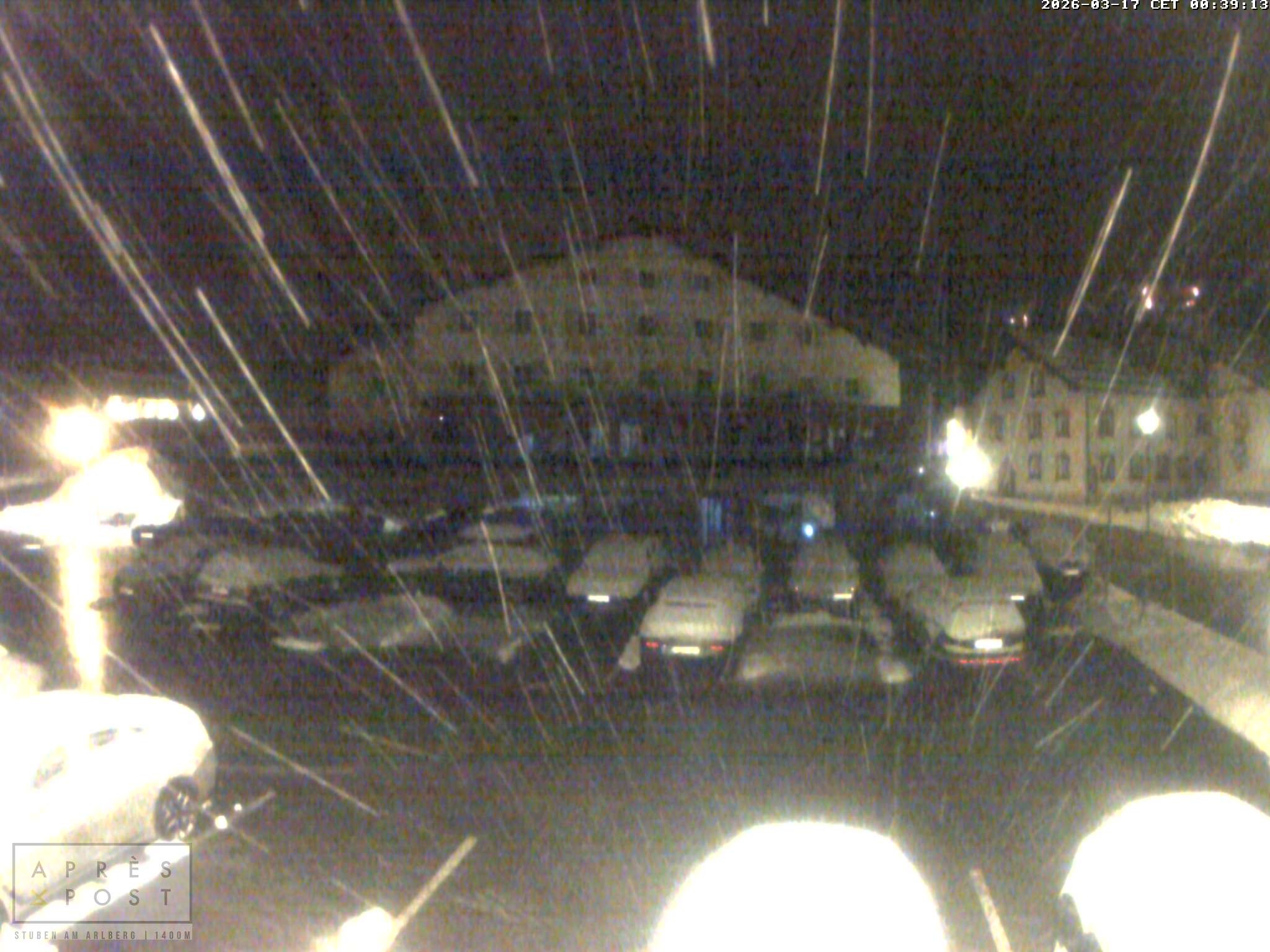 Archiv Foto Webcam Stuben am Arlberg - Blick auf das Après Post Hotel