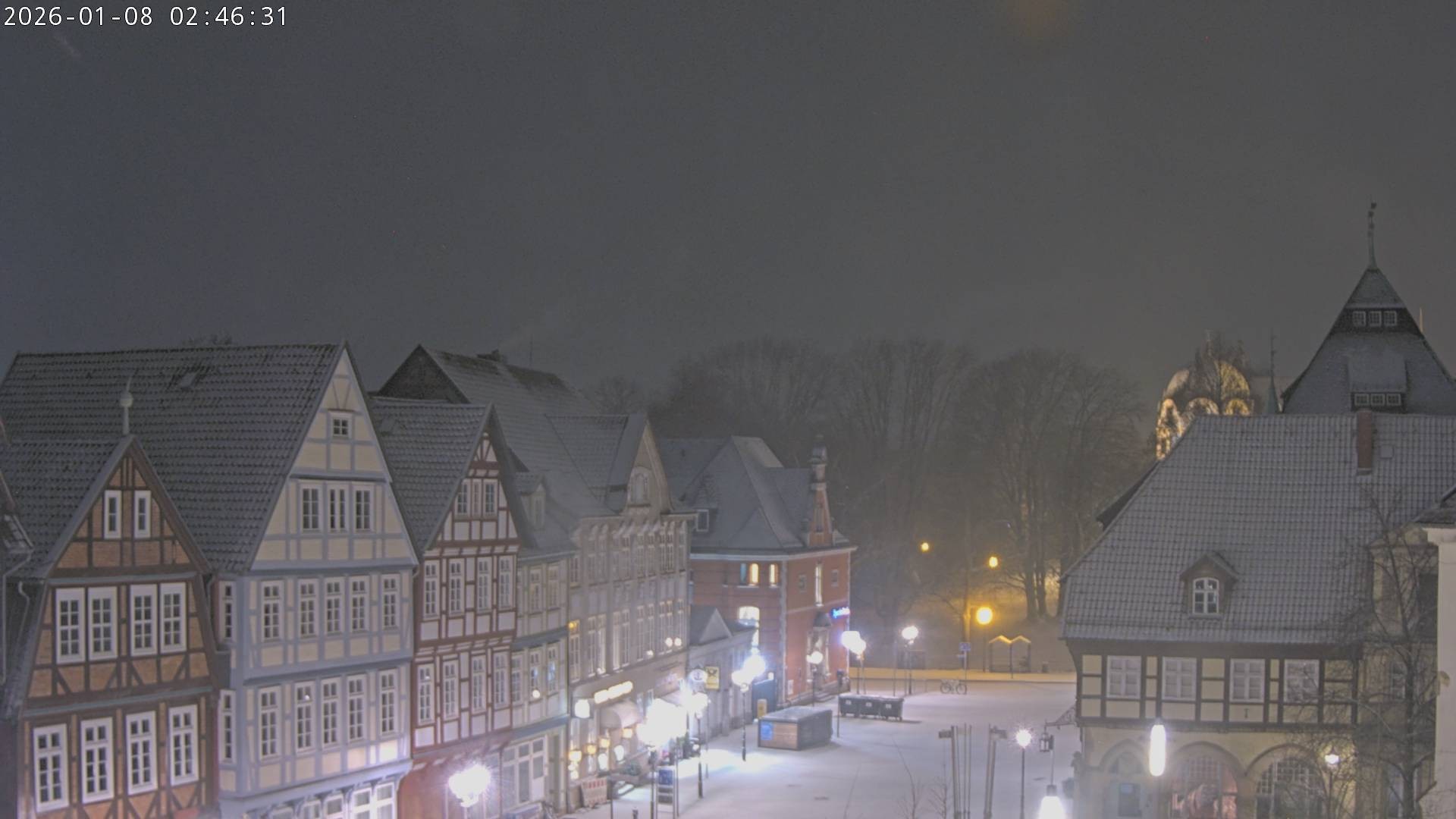 Archiv Foto Webcam Celle: Altes Rathaus und Stechbahn