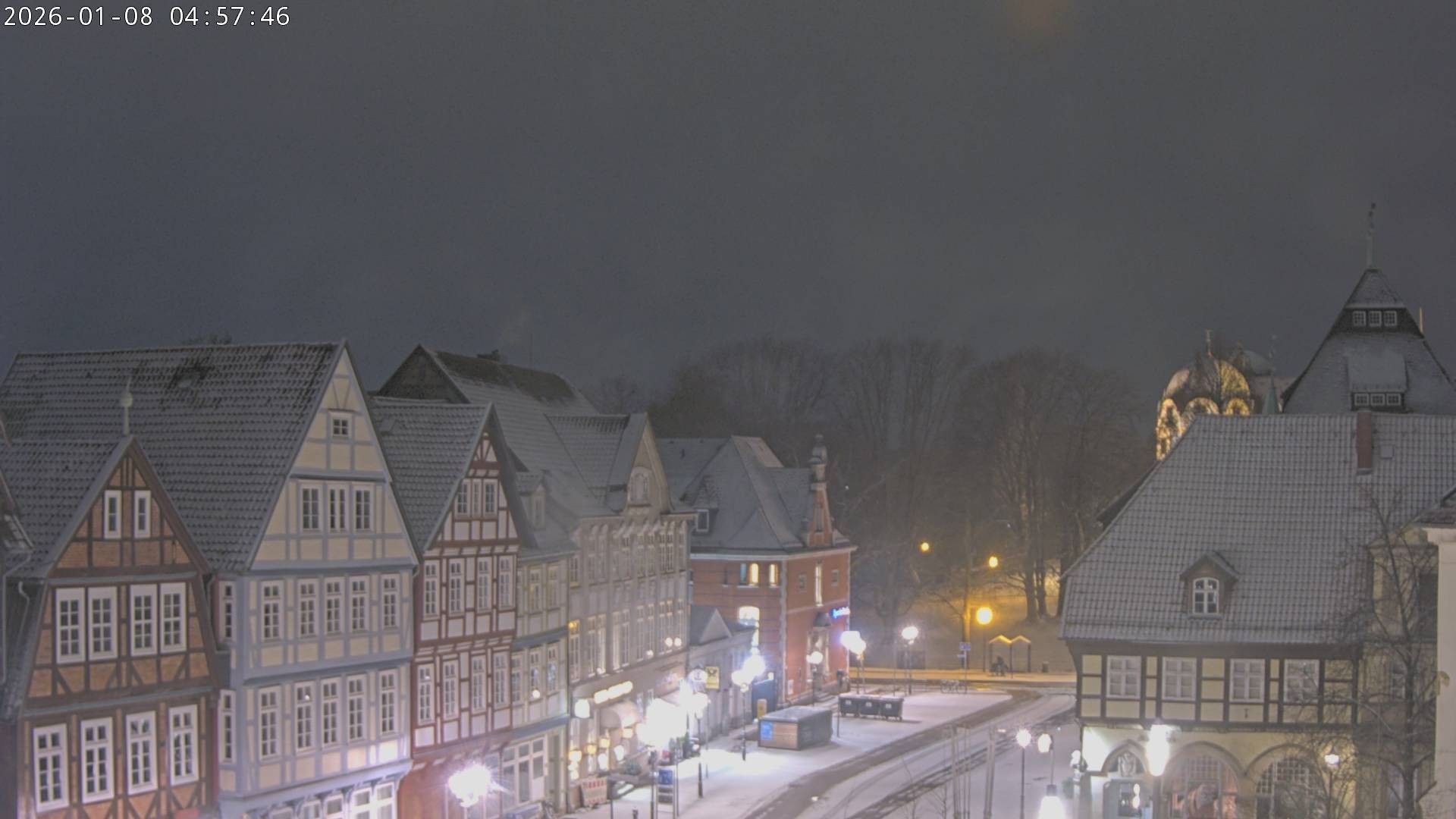 Archiv Foto Webcam Celle: Altes Rathaus und Stechbahn